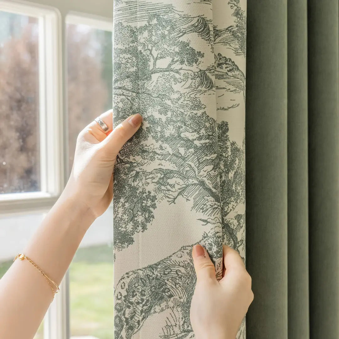 Cortina-Blackout-Chenille-Verde-Estampada-Bicolor-3m-x-2,50m-Sala-&-Quarto-Sylvana-Dona-Cortina-1