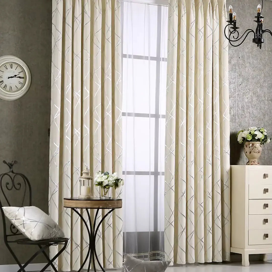 Cortina-Blackout-Jacquard-Chenille-Moderno-4m-x-2,50m-Sala-&-Quarto-Celestia-Bege-Dona-Cortina-4