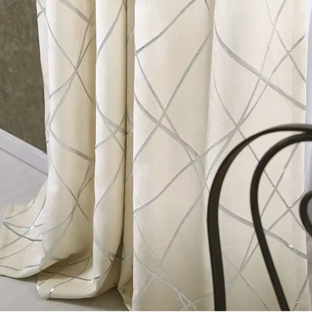 Cortina-Blackout-Jacquard-Chenille-Moderno-4m-x-2,50m-Sala-&-Quarto-Celestia-Bege-Dona-Cortina-6