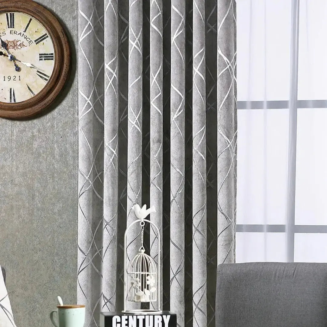 Cortina-Blackout-Jacquard-Chenille-Moderno-4m-x-2,50m-Sala-&-Quarto-Celestia-Cinza-Dona-Cortina-8