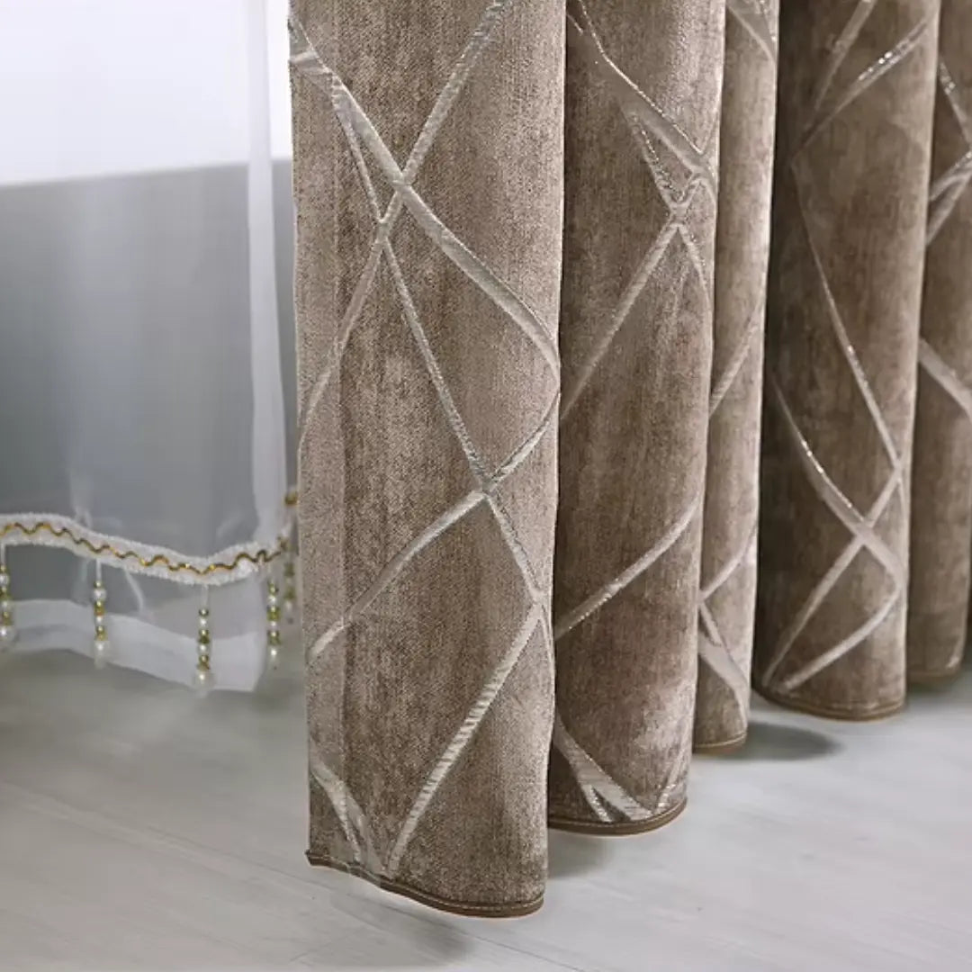 Cortina-Blackout-Jacquard-Chenille-Moderno-6m-x-2,50m-Sala-&-Quarto-Celestia-Coffee-Dona-Cortina-3