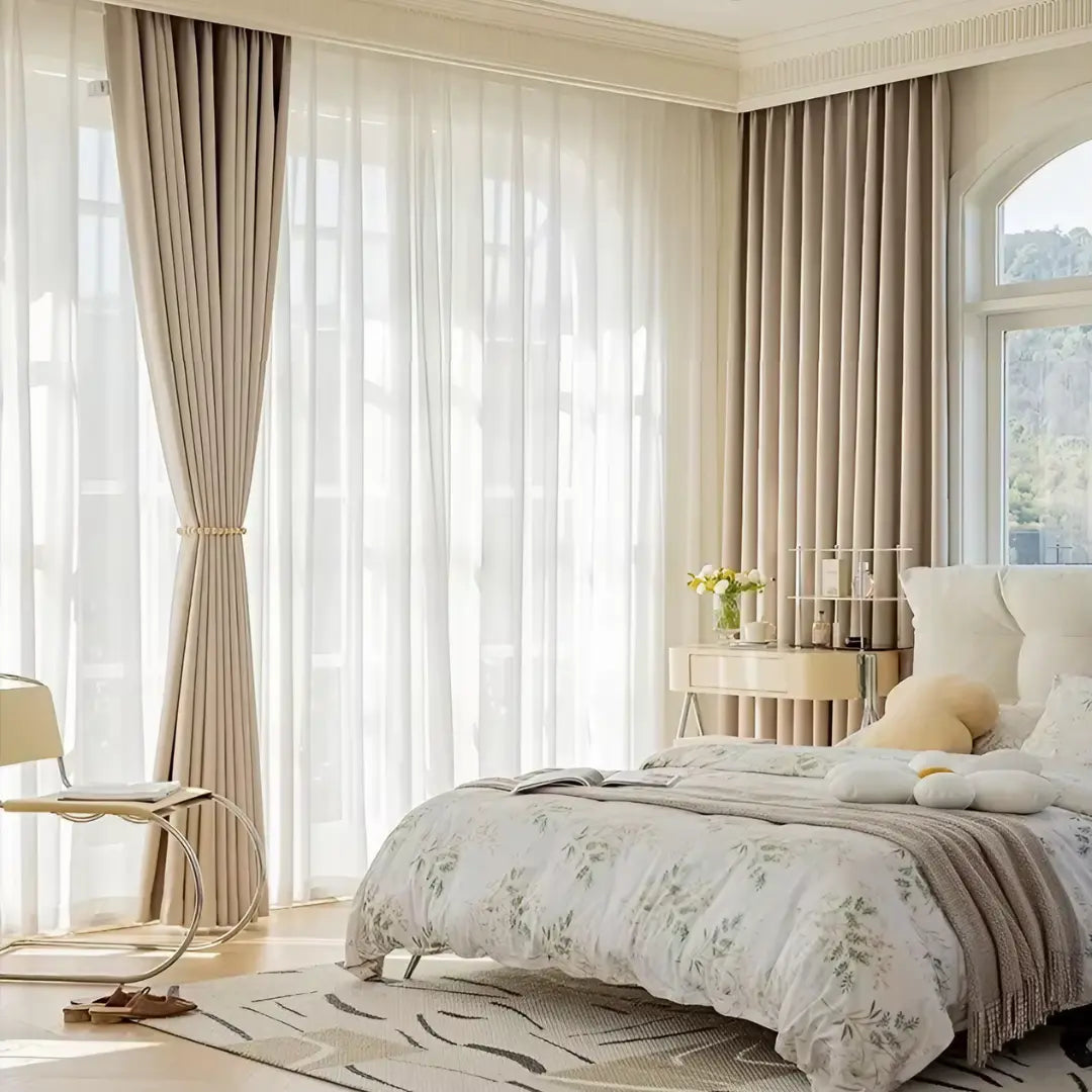 Cortina-Blackout-Jacquard-Luxo-com-Isolamento-Térmico-para-trilho-4m-x-2,50m-Sala-&-Quarto-Valeriana-Bege-Dona-Cortina-5