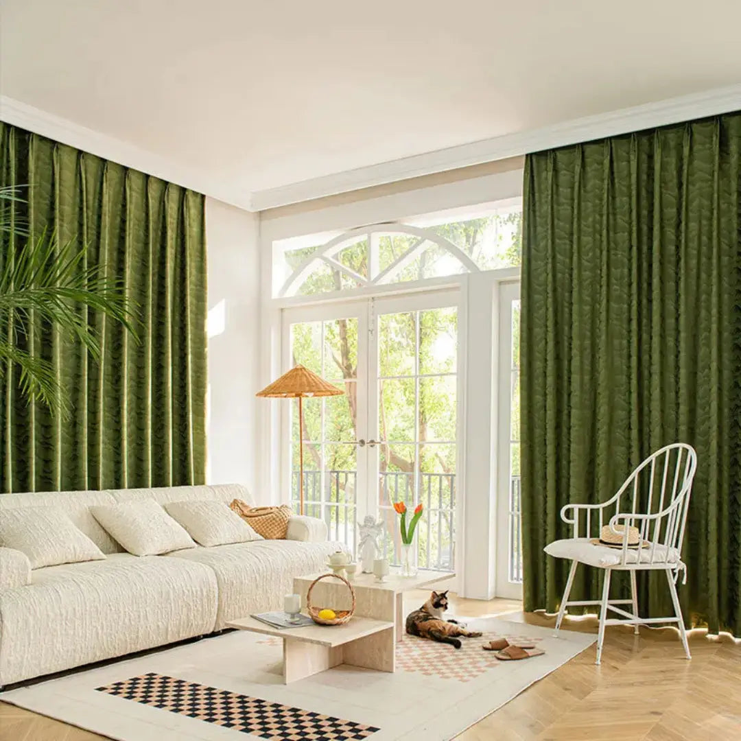 Cortina-Blackout-Veludo-Relevo-Verde-4m-x-2,50m-Sala-&-Quarto-Verdôme-Dona-Cortina-5
