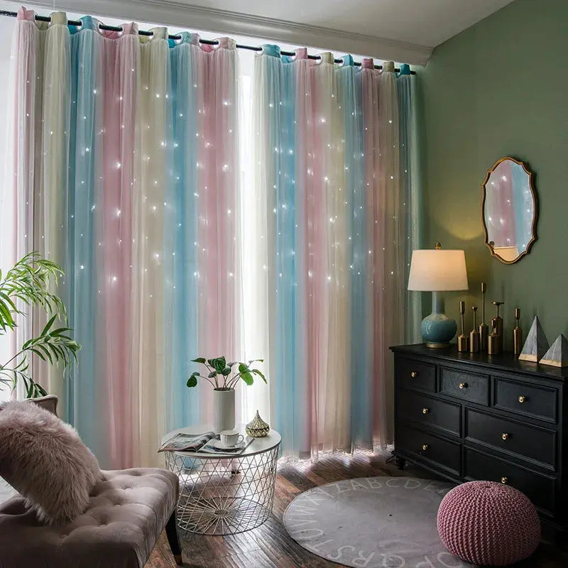 Cortina-Blackout-com-Voil-2,70-m-x-2,40m-Sala-ou-Quarto-Branca-de-Neve-(Sonhos-de-Princesa)-8