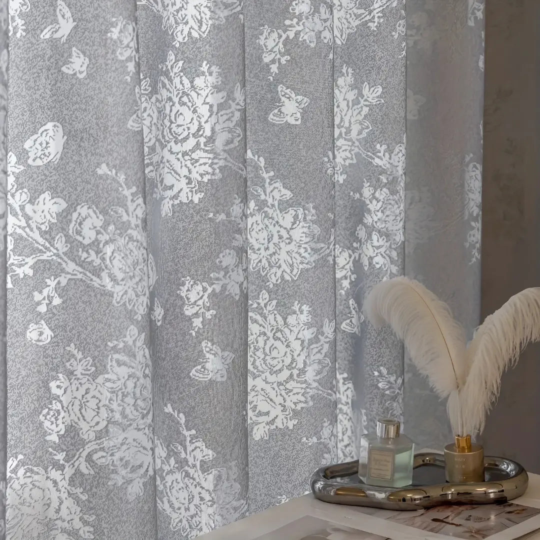 Cortina-Jacquard-Cinza-Delicate-Bloom-3m-x-altura-Sala-ou-Quarto-Dona-Cortina-6