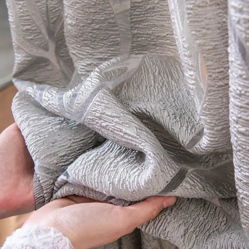 Cortina-Jacquard-Prateada-2.80m-de-Largura-Sala-ou-Quarto-Folhas-de-Outono-10
