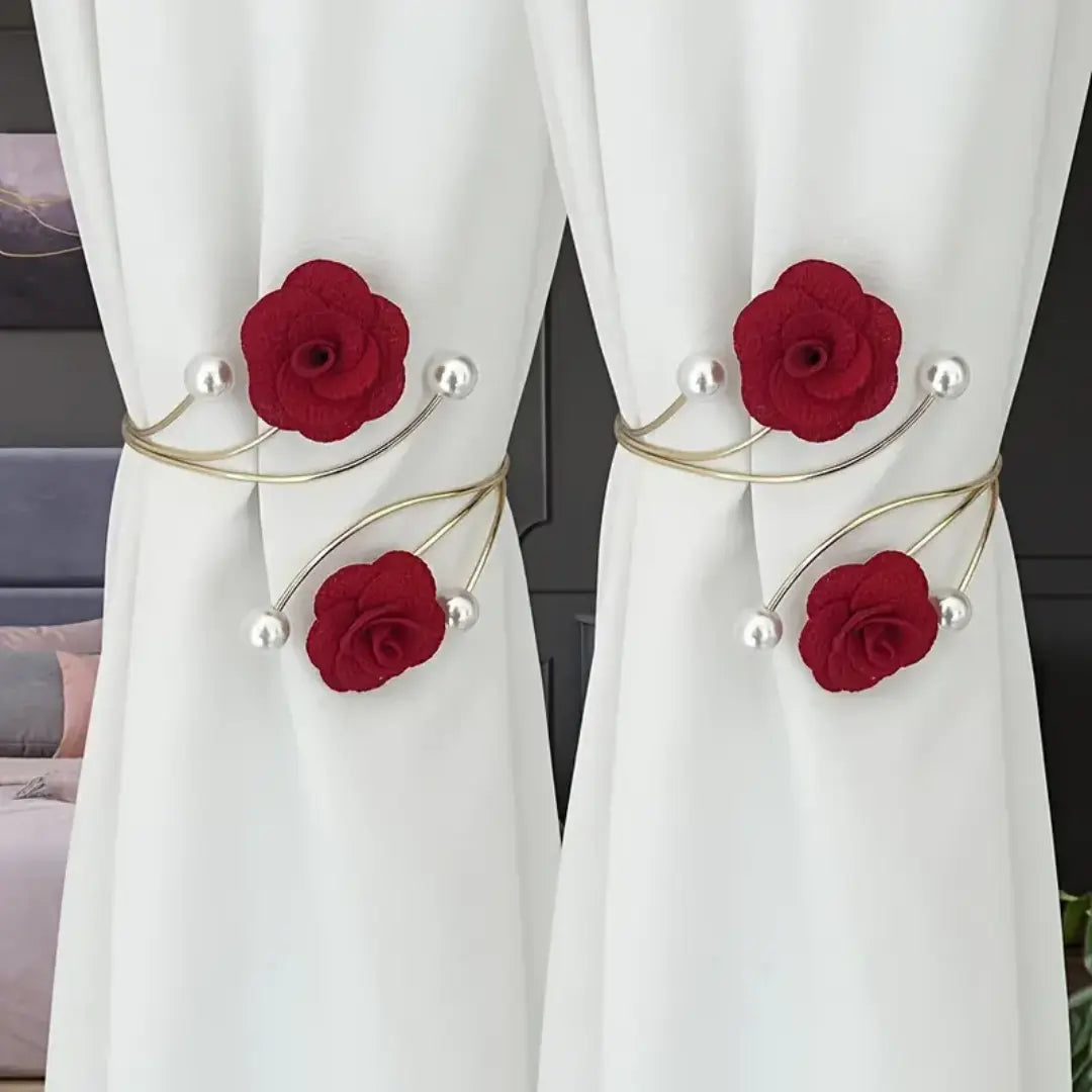 Prendedor-de-Cortina-Floral-Luxuoso-Pérolas-&-Glamour-Rosélia-Dona-Cortina-9