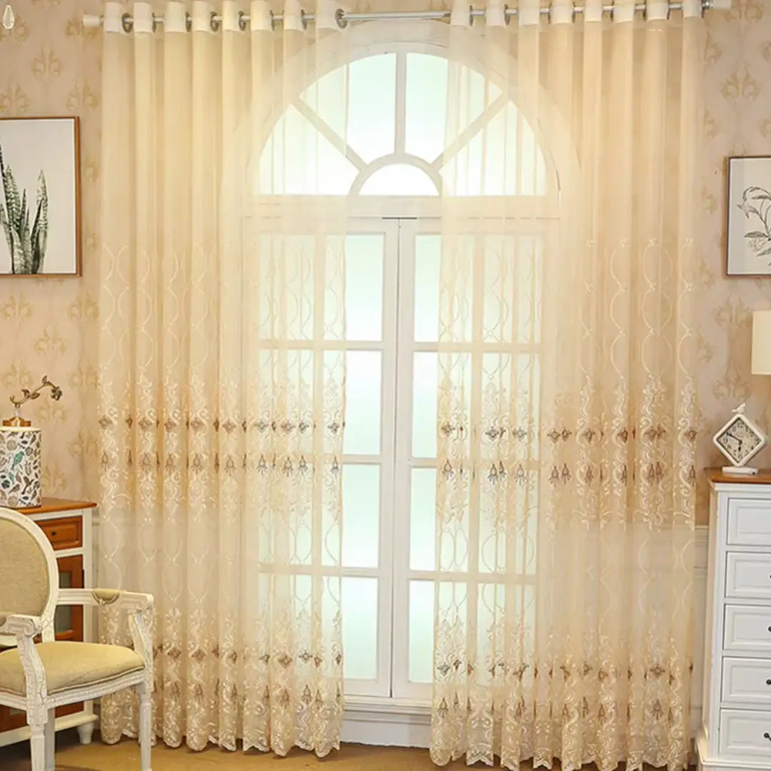 Cortina-Voil-Dourado-Real-Tule-Bordado-3m-x-2,50m-Sala-&-Quarto-Éclat-D'Or-Dona-Cortina-2