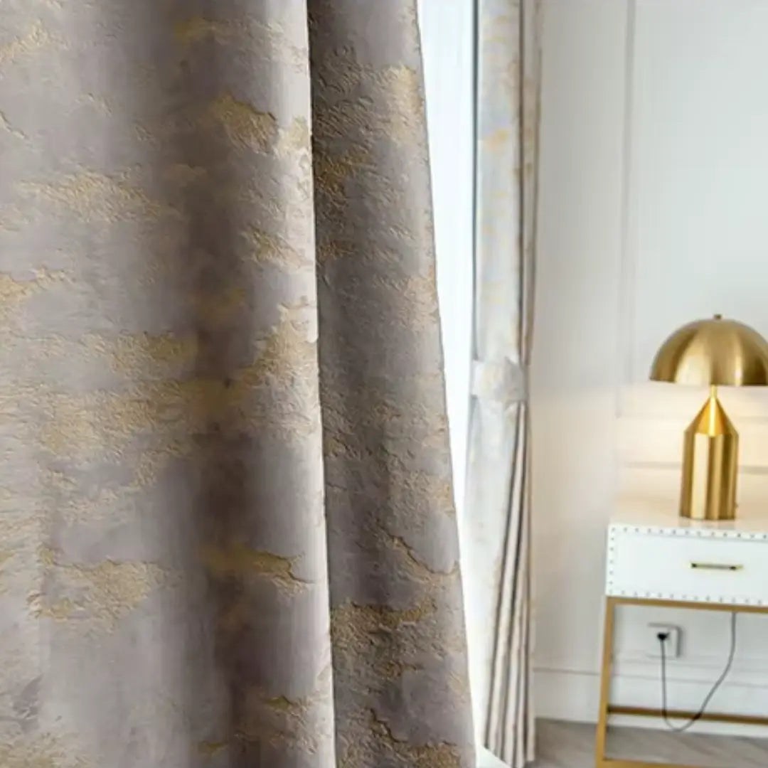 Cortina-Blackout-Bege-Veludo-com-Dourado-Texturizado-6m-x-2,60m-Sala-&-Quarto-Noctua-Dona-Cortina-5