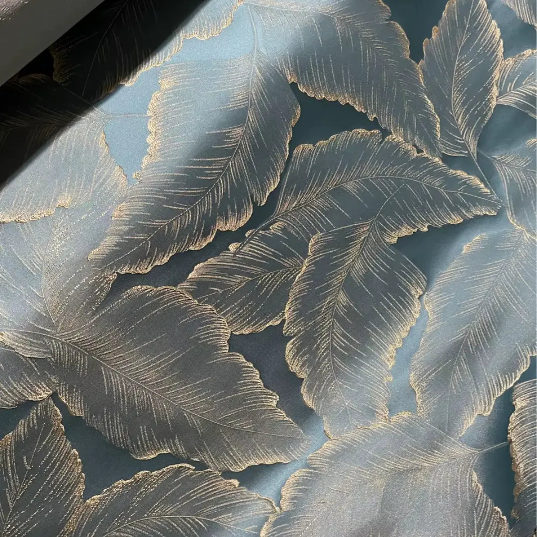 Cortina-Blackout-Jacquard-4m-x-2,60m-Sala-e-Quarto-Golden-Leaf-Blue-Dona-Cortina-7