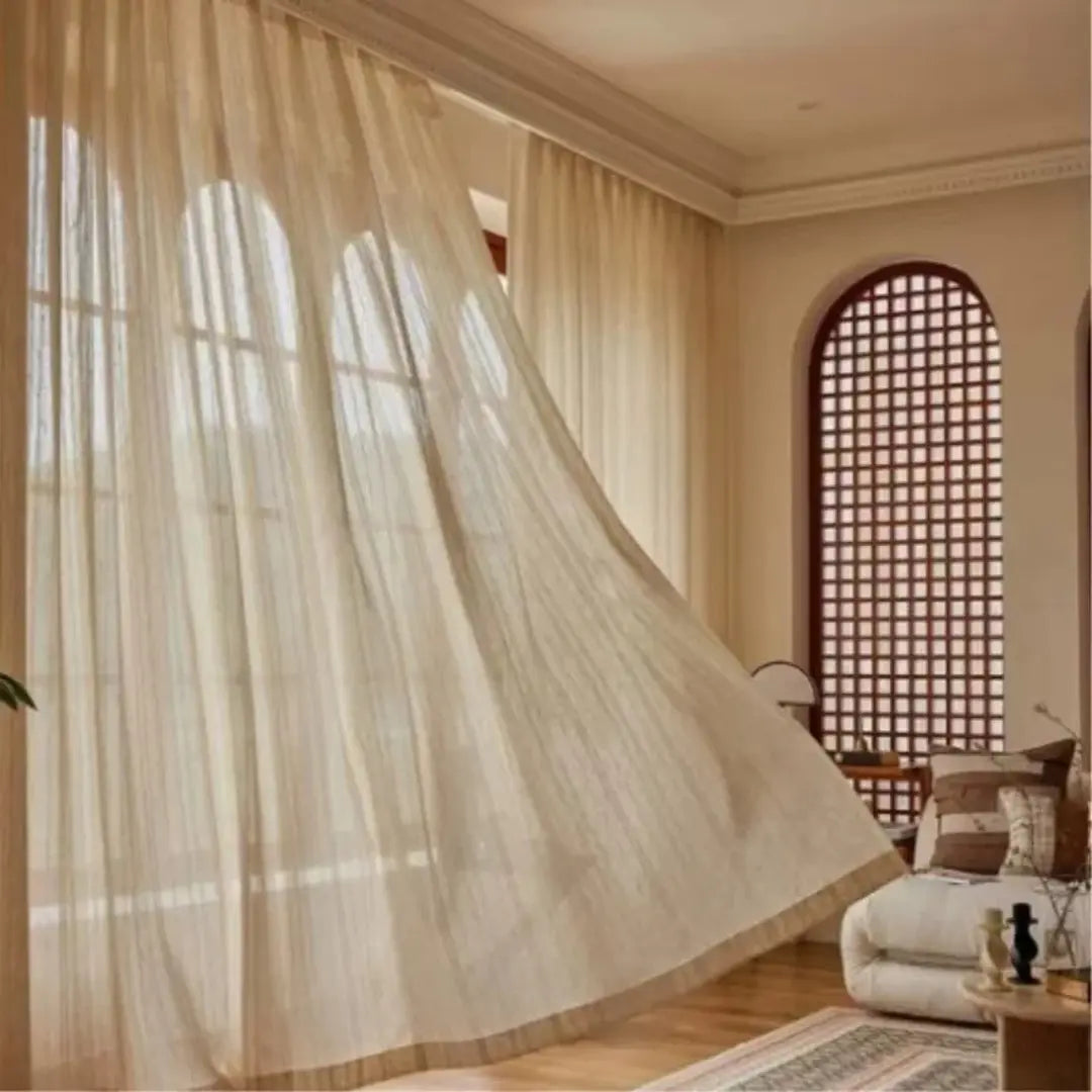 Cortina-Luxuosa-Gaze-de-Linho-Bege-com-Listras-3m-x-2-80m-Sala-e-Quarto-Elegance-Lumière-Dona-Cortina-6