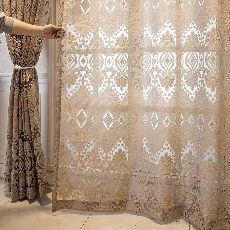 Cortina-Vazada-Dourada-de-Jacquard-Bordado-3m-de-largura-Sala-ou-Quarto-Elegance-Palace-5